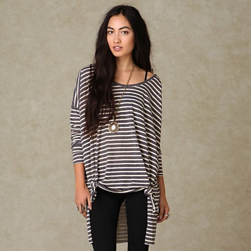Free People Super Stripe Tee